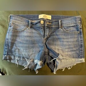 Hollister Blue Denim Cutoff Shorts
